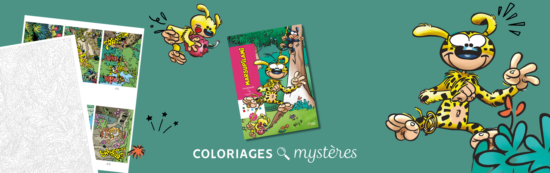 Coloriages mystères Disney Portraits de famille