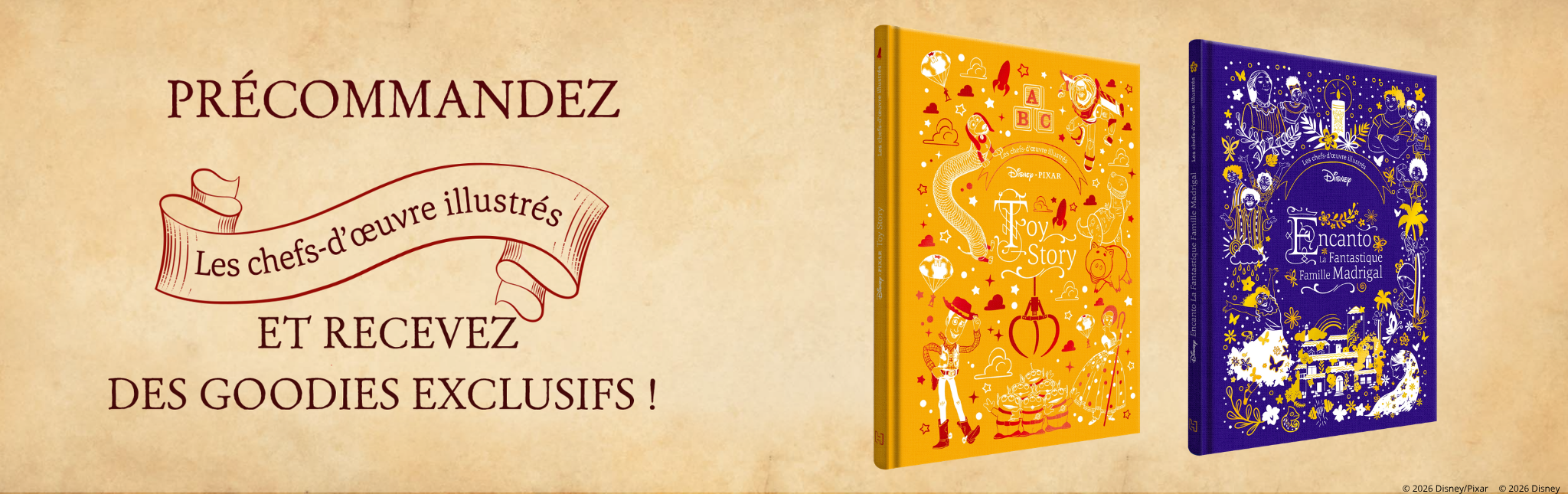 Recevez des goodies exclusifs