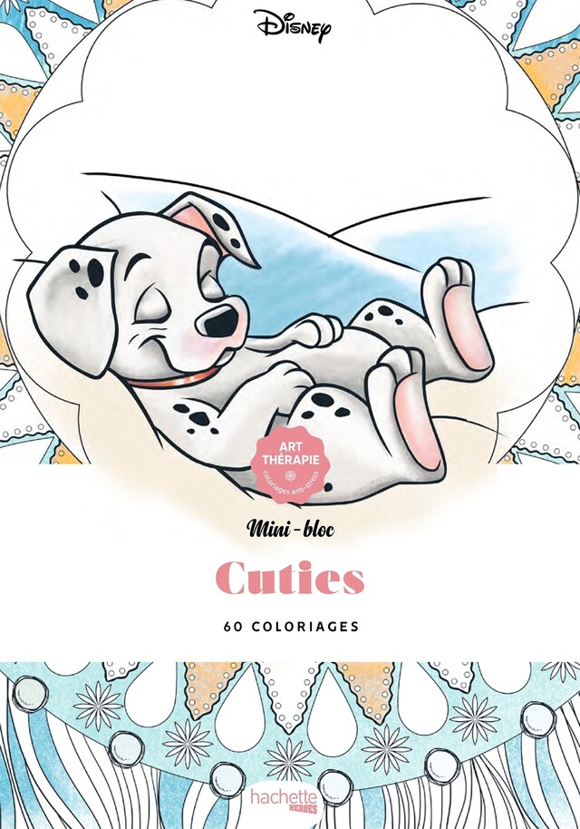Mini blocs d'Art-thérapie Disney Cuties -  Mademoiselle Eve - Hachette Heroes