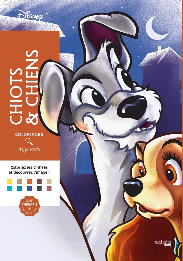 Coloriages mystères Disney Chiots et chiens -  - Hachette Heroes