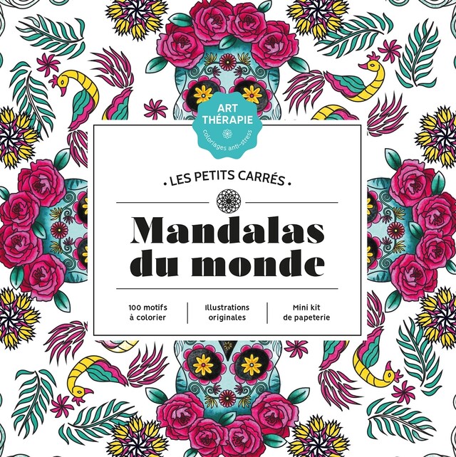 Les petits carrés d'Art-thérapie Mandalas du monde -  - Hachette Heroes