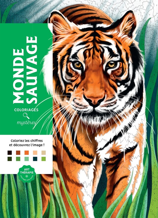 Coloriages mystères Monde sauvage -  - Hachette Heroes