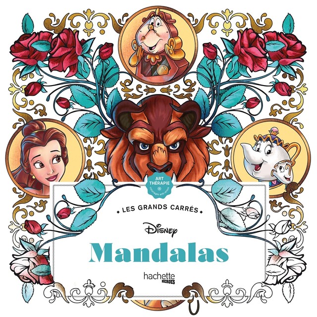 Les grands carrés Disney Mandalas -  - Hachette Heroes