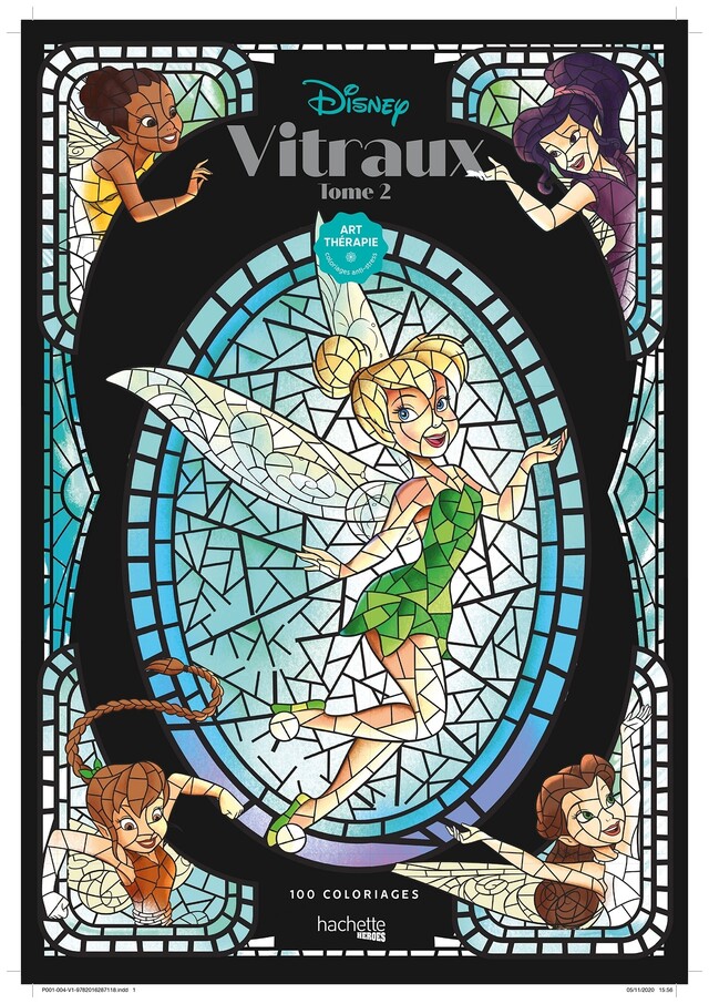 Coloriages Disney Vitraux tome 2 -  - Hachette Heroes