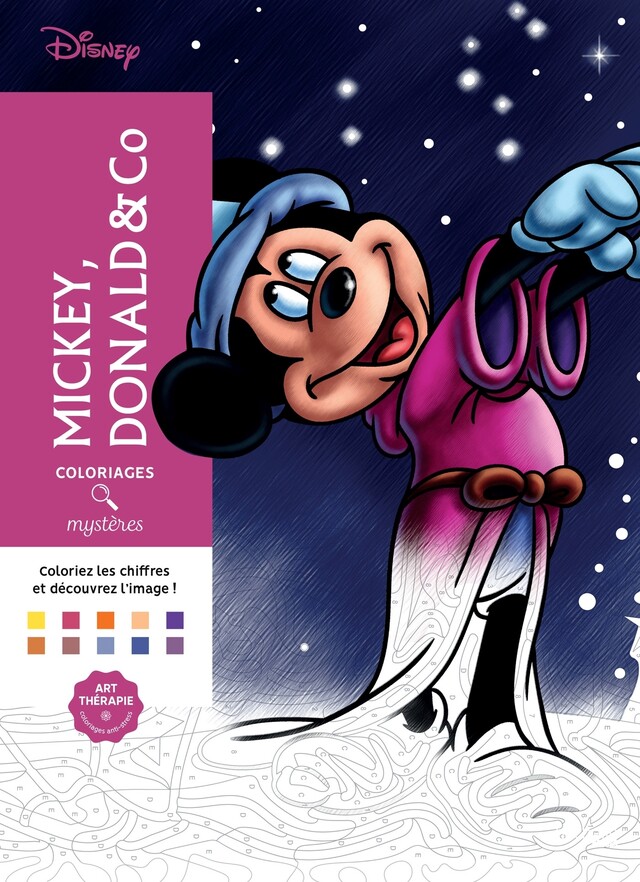 Coloriages mystères Disney - Mickey, Donald & Co - Jérémy Mariez - Hachette Heroes