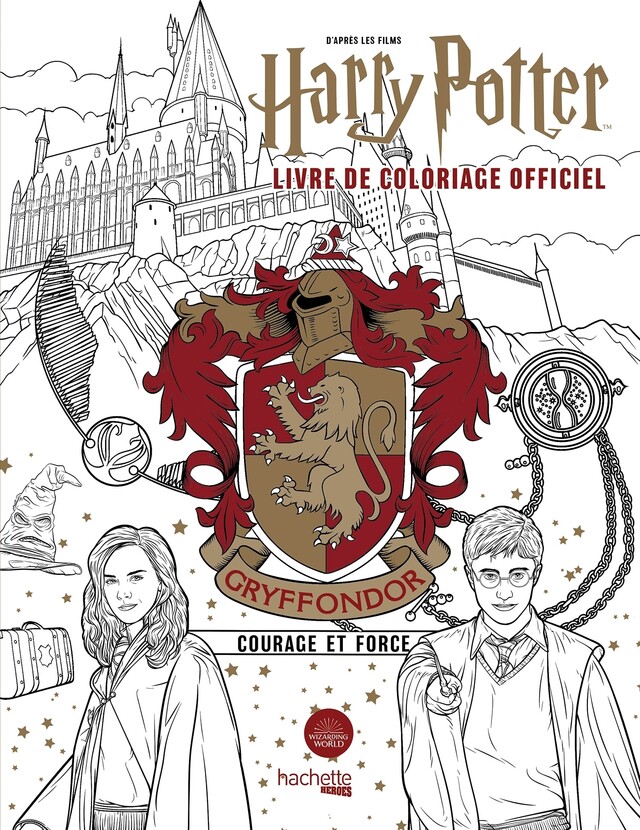 Harry Potter - Gryffondor - le livre de coloriage officiel -  - Hachette Heroes