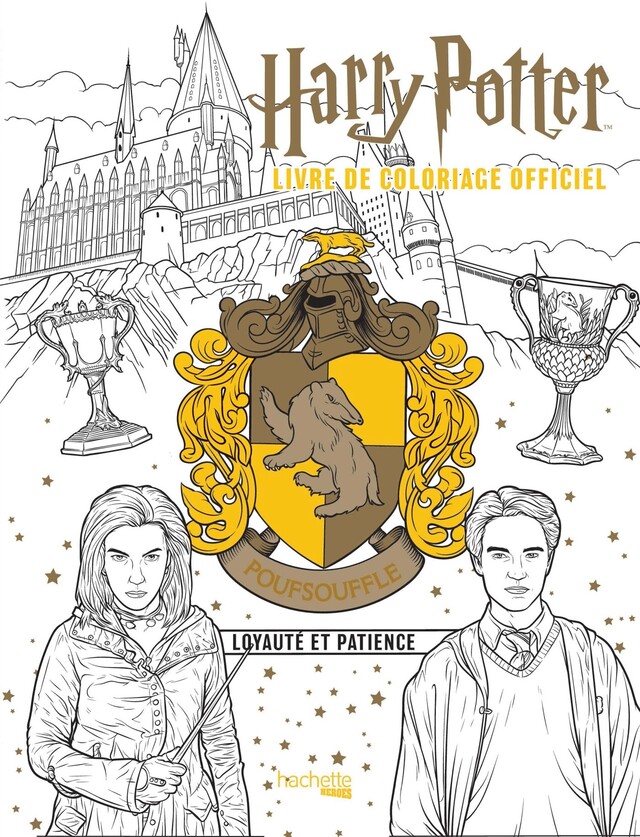 Harry Potter - Poufsouffle - le livre de coloriage officiel -  - Hachette Heroes