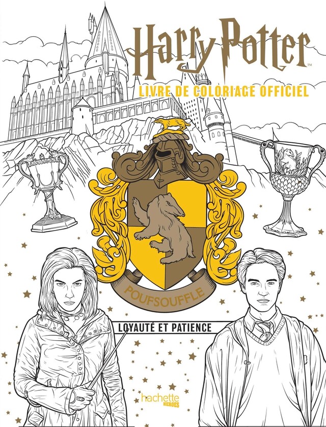 Harry Potter - Poufsouffle - le livre de coloriage officiel -  - Hachette Heroes