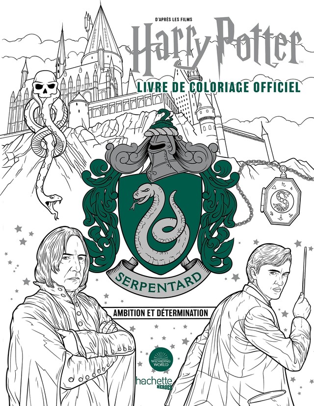 Harry Potter - Serpentard - le livre de coloriage officiel -  - Hachette Heroes
