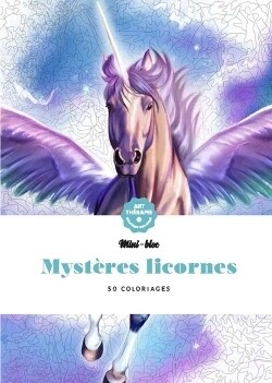 Mini-bloc d'Art-thérapie Mystères Licornes -  - Hachette Heroes