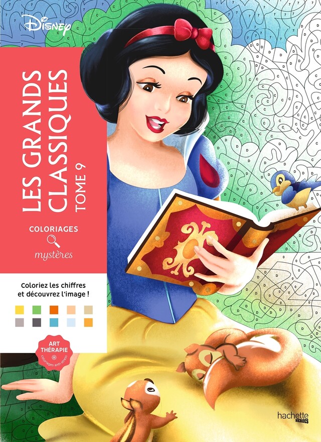 Coloriages mystères Disney - Les Grands classiques Tome 9 -  - Hachette Heroes