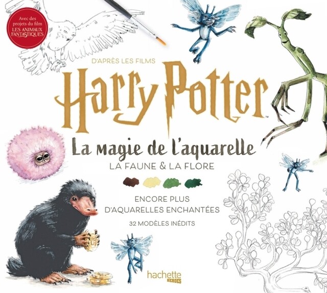 D'après les films Harry Potter : La magie de l'aquarelle - Volume 2 -  Tugce Audoire - Hachette Heroes