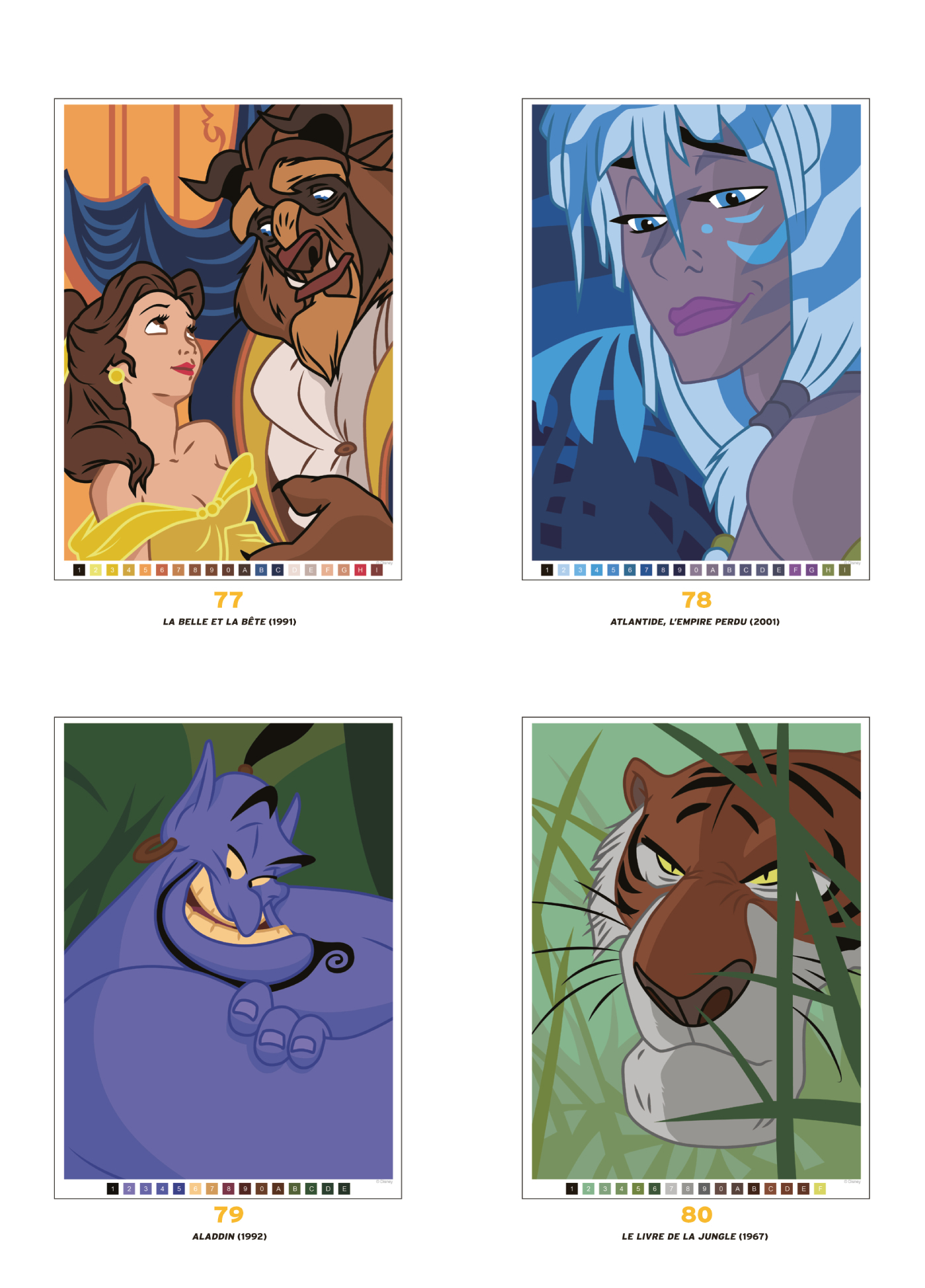 Coloriages mystères tome 5 Les grands classiques Disney Hachette chez  Rougier & Plé