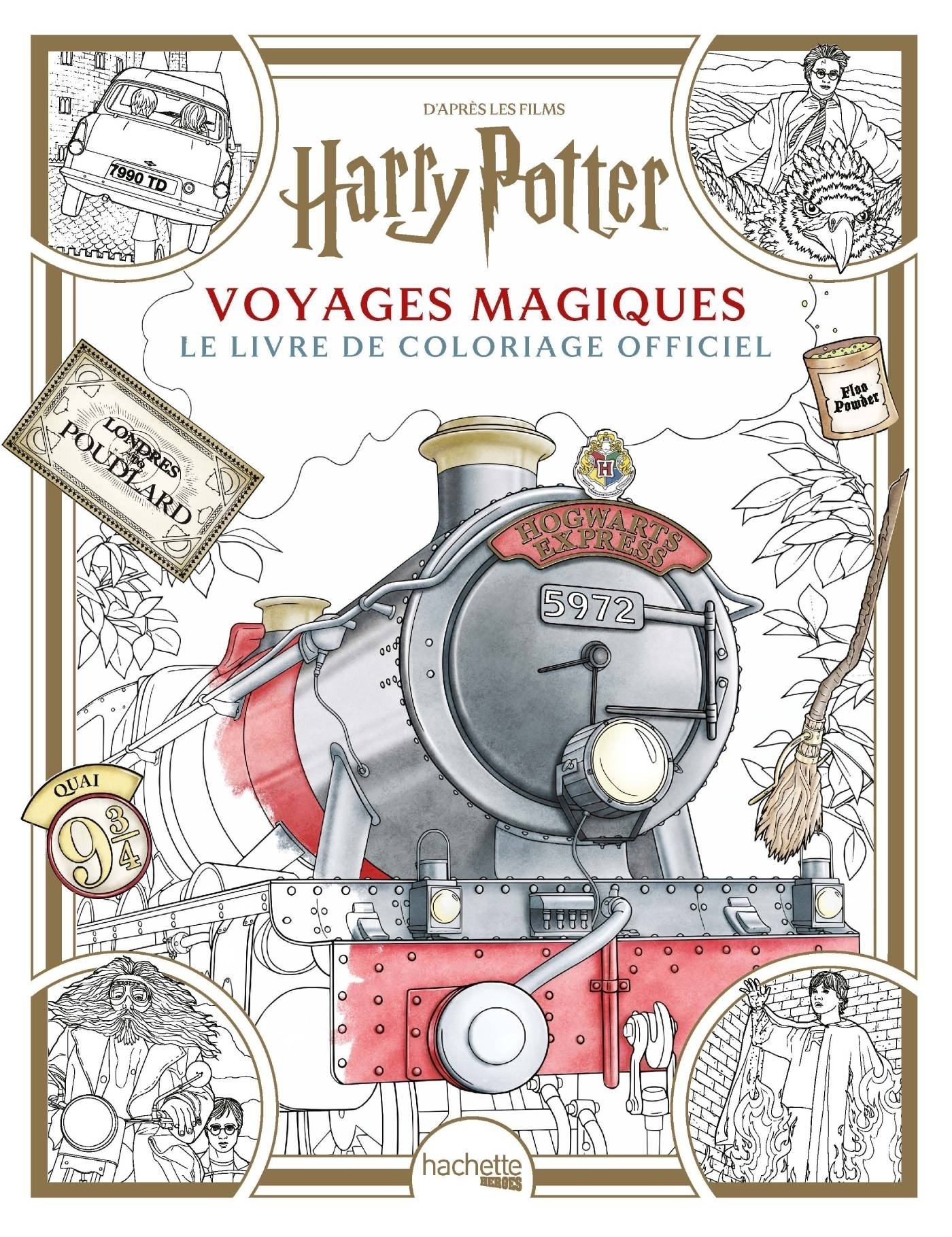 Coloriage du choixpeau magique d'Harry Potter