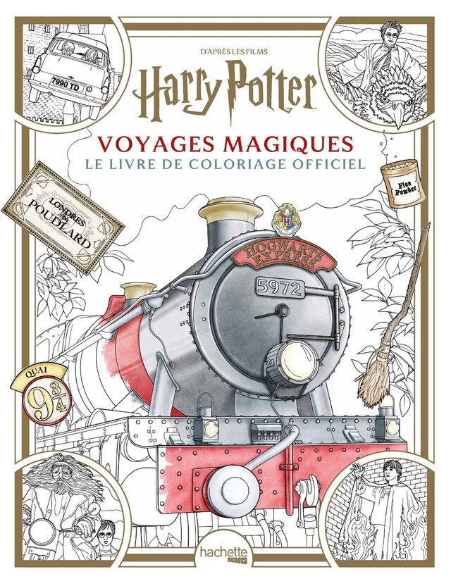Coloriage Harry Potter  - Voyages Magiques -  - Hachette Heroes