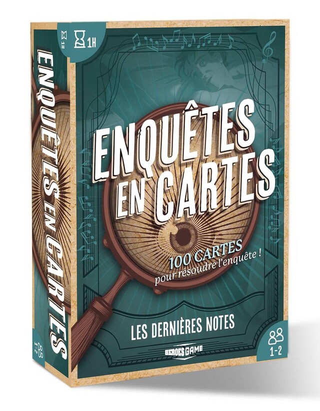 Enquêtes en cartes - Les dernières notes - Fabien Fernandez - Hachette Heroes