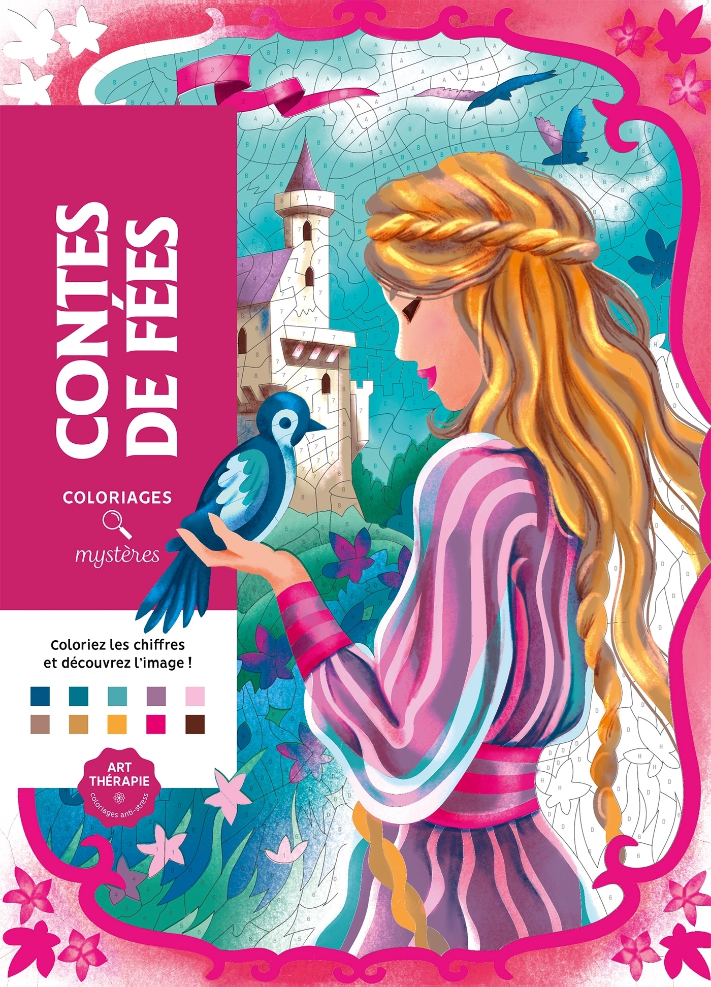 Magique Fées Coloriage Mystére: livre de coloriage pour adultes par numéro  | | dessins à colorier | Art Thérapie . Coloriez les chiffres et découvrez