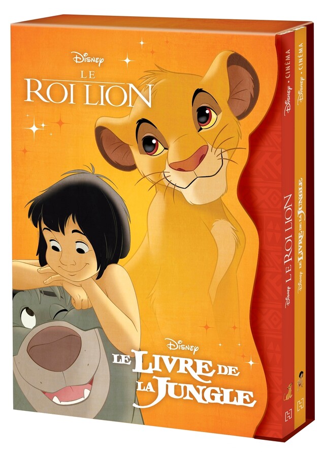 DISNEY CLASSIQUES - Coffret Disney Cinéma - Le Roi Lion et Le Livre de la Jungle -  COLLECTIF - Hachette Jeunesse Collection Disney