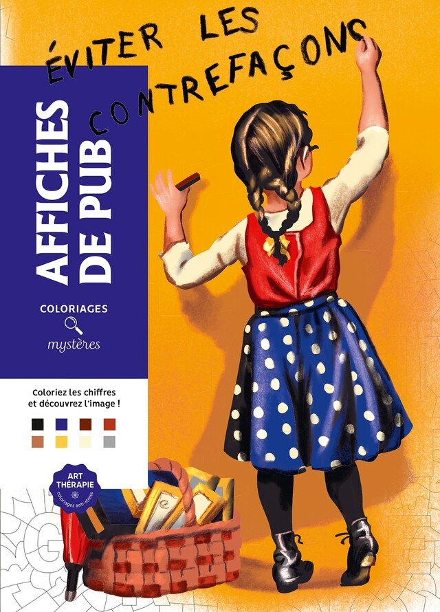 Coloriages mystères - Affiches de pub -  - Hachette Heroes