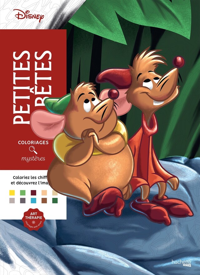Coloriages mystères Disney - Petites bêtes -  - Hachette Heroes