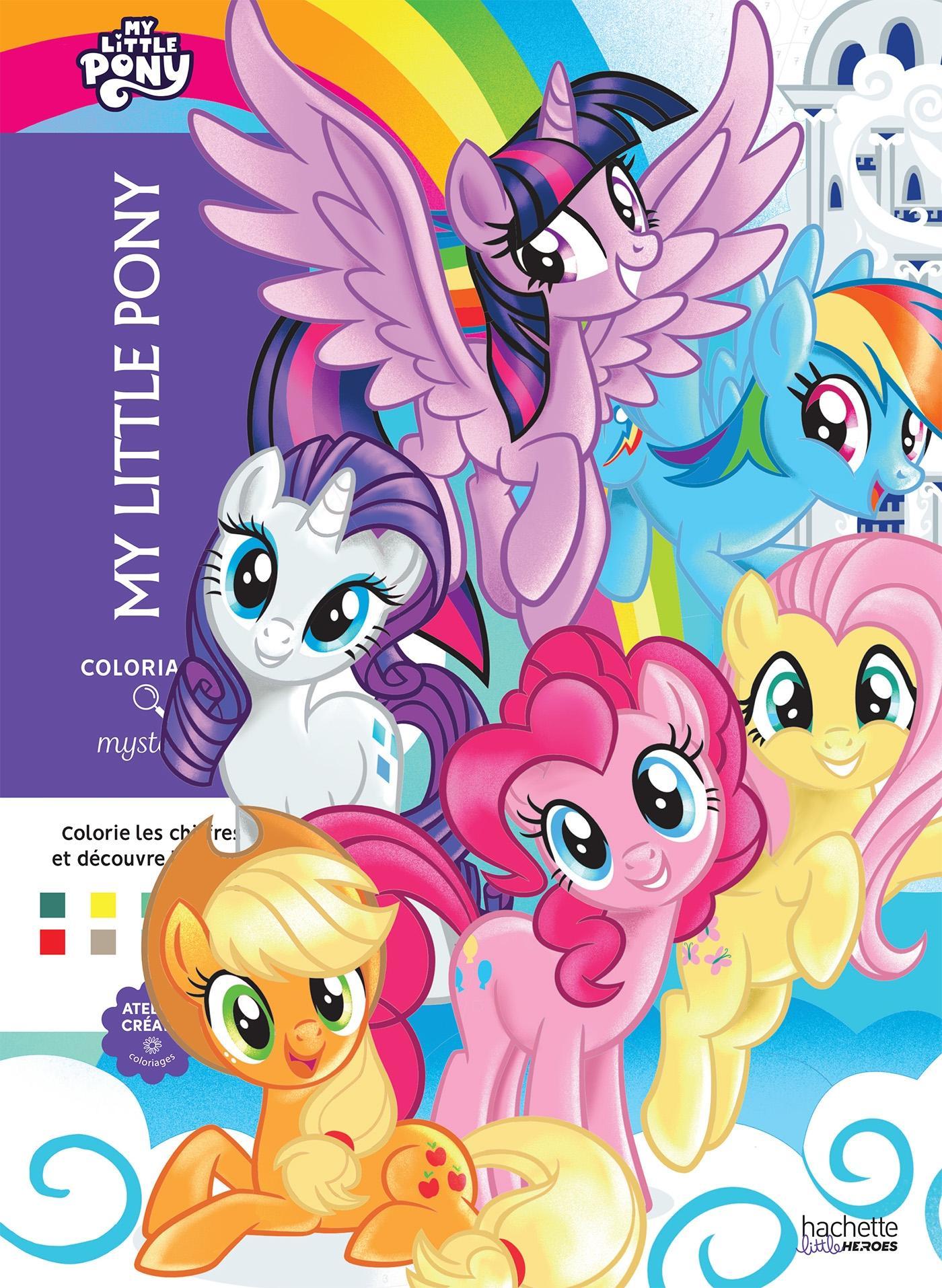 Coloriages Mystères - My Little Pony — coloring book cover